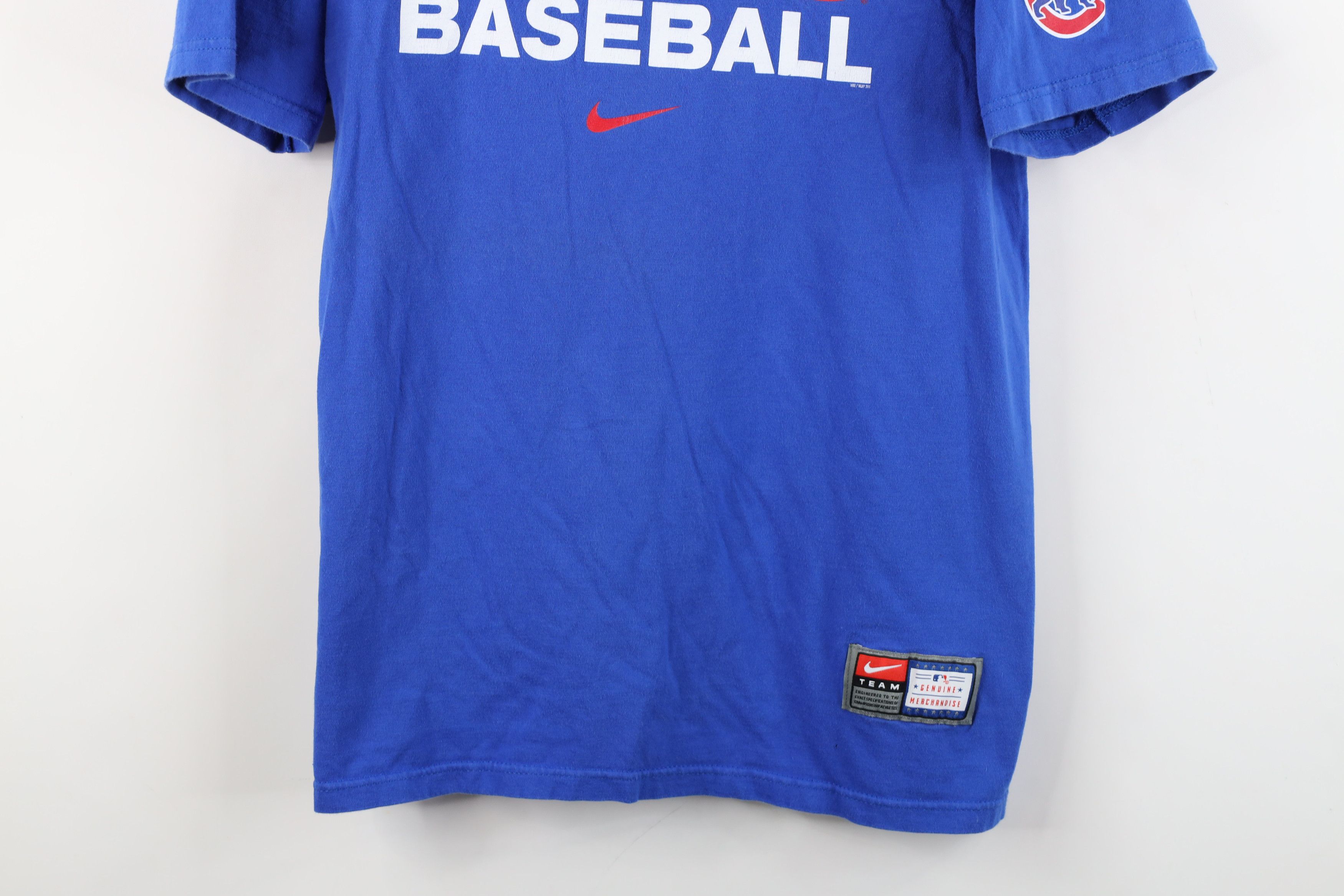 Nike Nike Scott Center Swoosh Chicago Cubs Baseball T-Shirt Blue Size US M / EU 48-50 / 2 - 3 Thumbnail