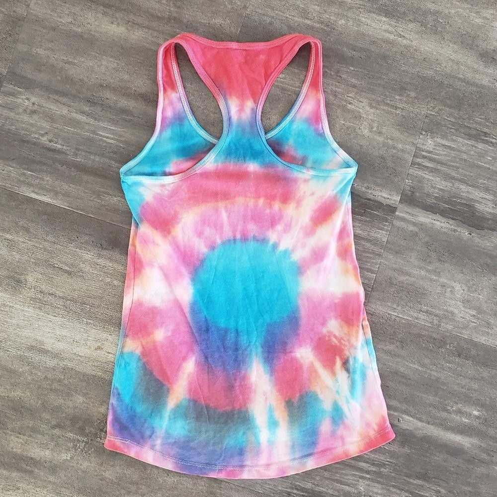 Next Level Apparel Colorful Tie Dye Next Level Ideal T Tank Size S / US 4 / IT 40 - 2 Thumbnail