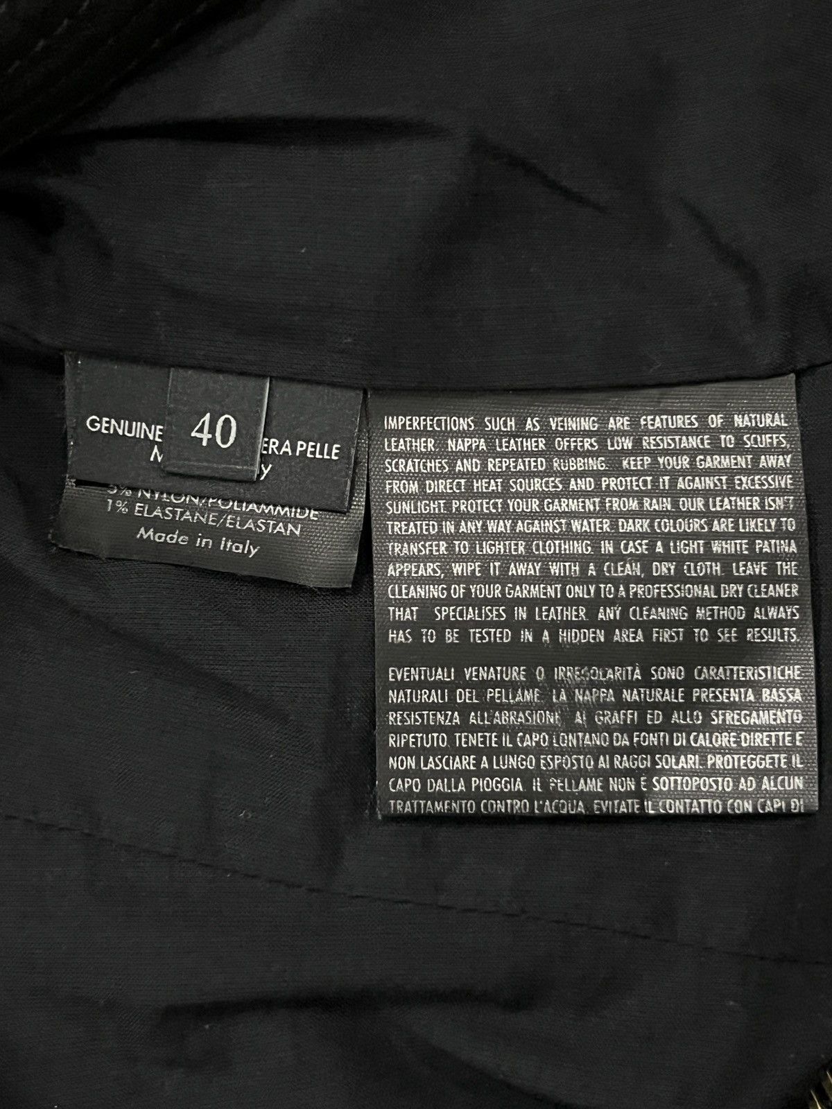 Gucci Gucci by Tom Ford 2000s Paneled Leather Biker Jacket Size US S / EU 44-46 / 1 - 17 Thumbnail