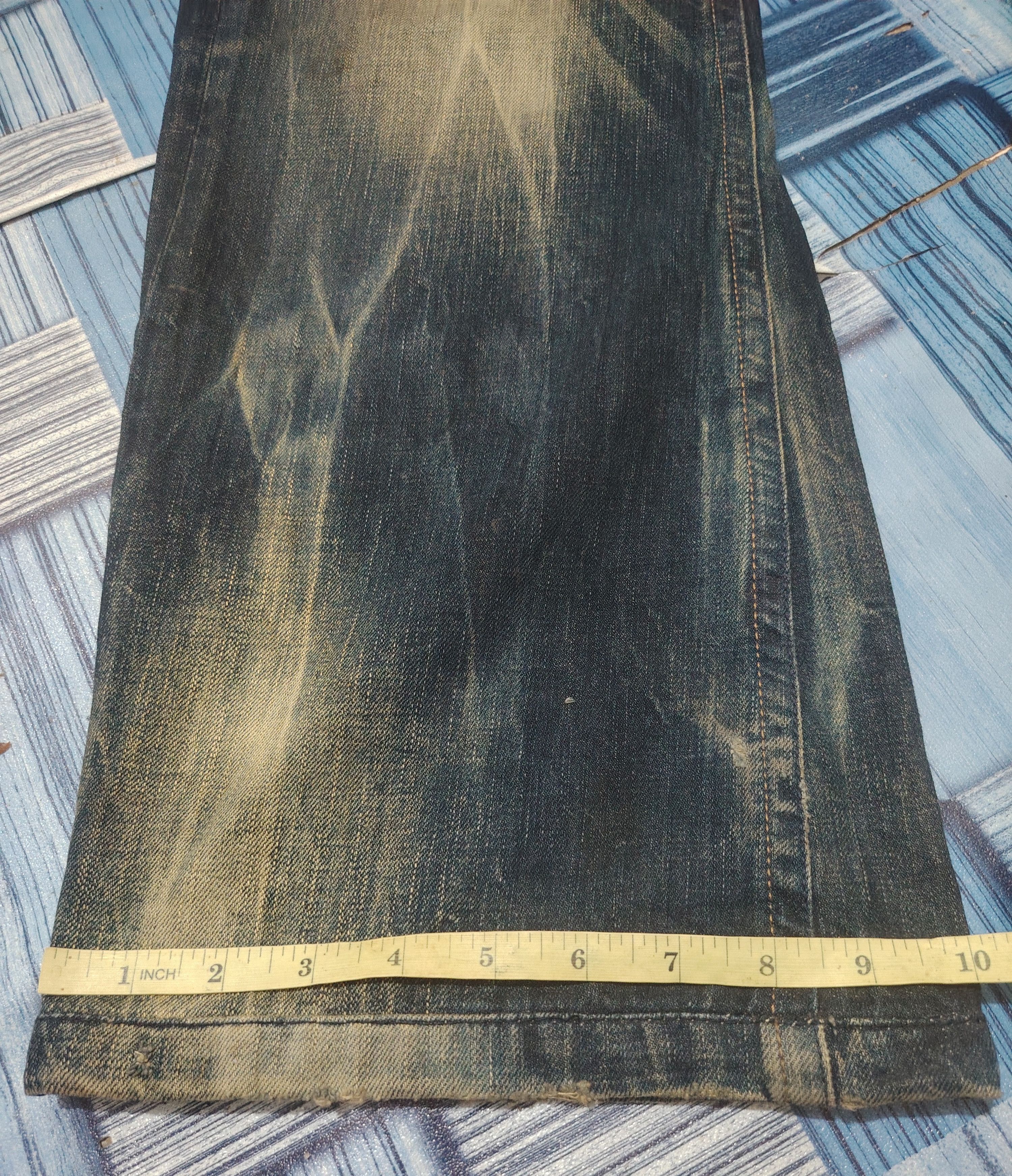If Six Was Nine 90s Buckaroo jeans flared distressed jeans bootcut Size US 32 / EU 48 - 24 Thumbnail
