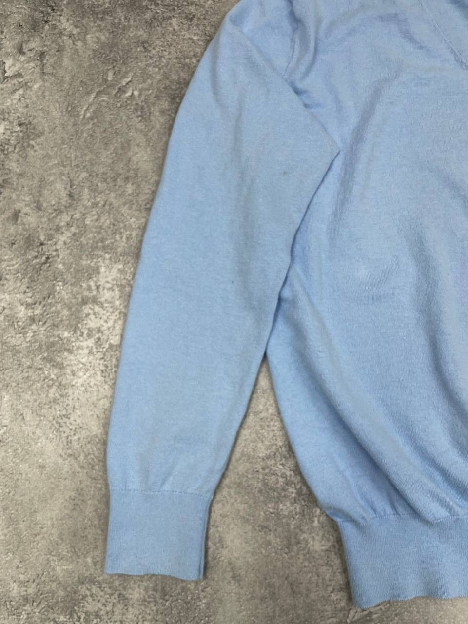 Polo Ralph Lauren Polo Ralph Lauren Men Knit Sweater V-Neck Light Blue Size S Size US S / EU 44-46 / 1 - 5 Thumbnail