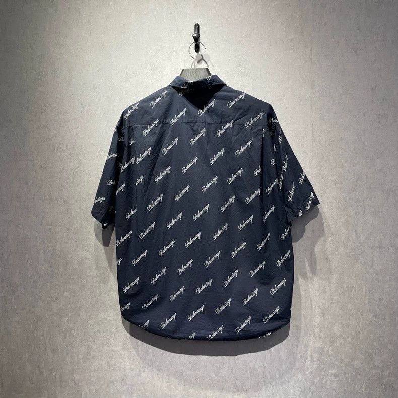 Balenciaga Balenciaga size 37 Full print logo short-sleeved shirt Size US XS / EU 42 / 0 - 2 Thumbnail