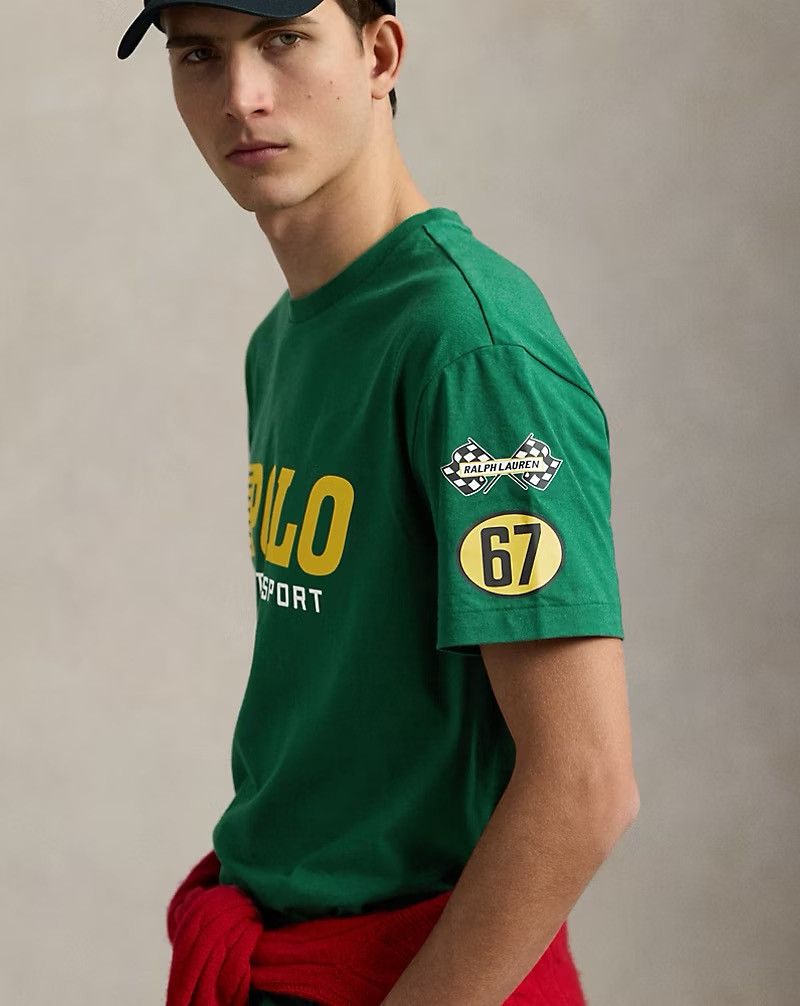 Polo Ralph Lauren Polo Ralph Lauren Classic Fit Jersey Graphic T-Shirt Green Size US XL / EU 56 / 4 - 5 Thumbnail