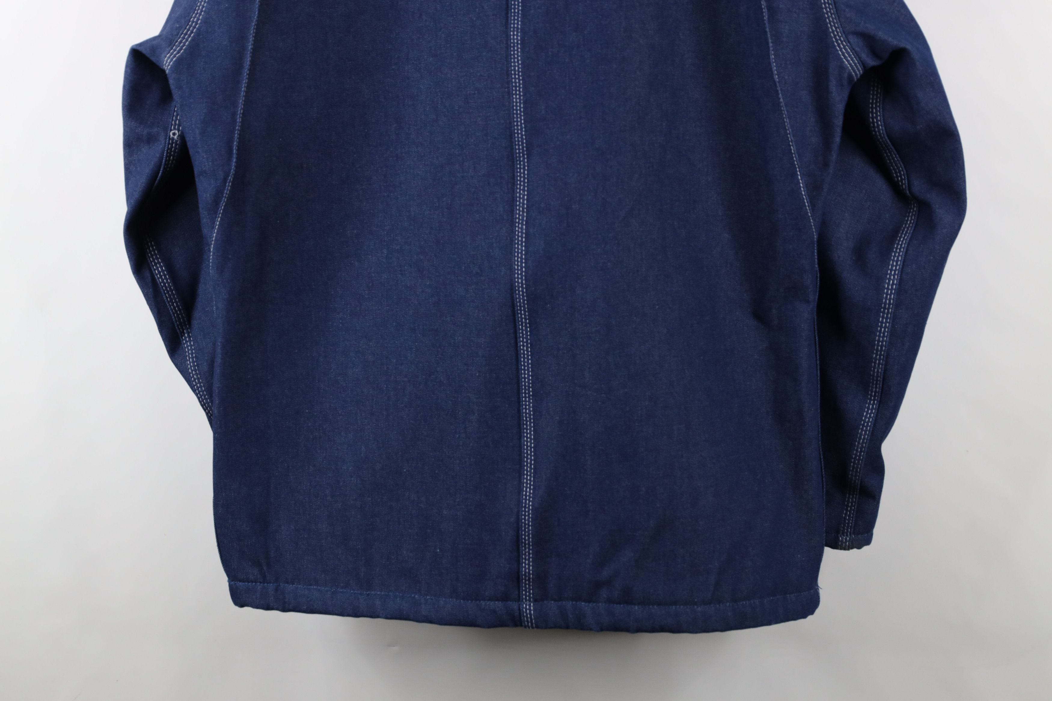 Dickies × Vintage Vintage 90s Dickies Blanket Lined Denim Chore Barn Jacket Size US L / EU 52-54 / 3 - 16 Thumbnail