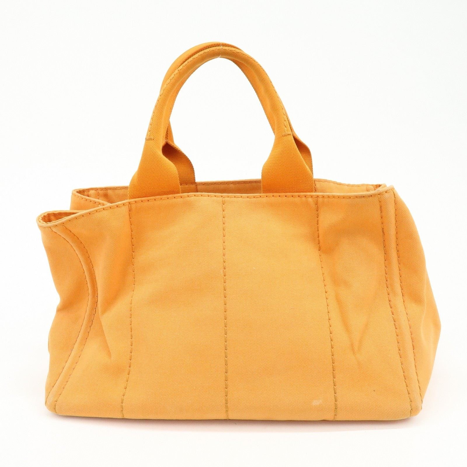 Prada Prada Canapa Tote Canvas Orange Size ONE SIZE - 2 Thumbnail