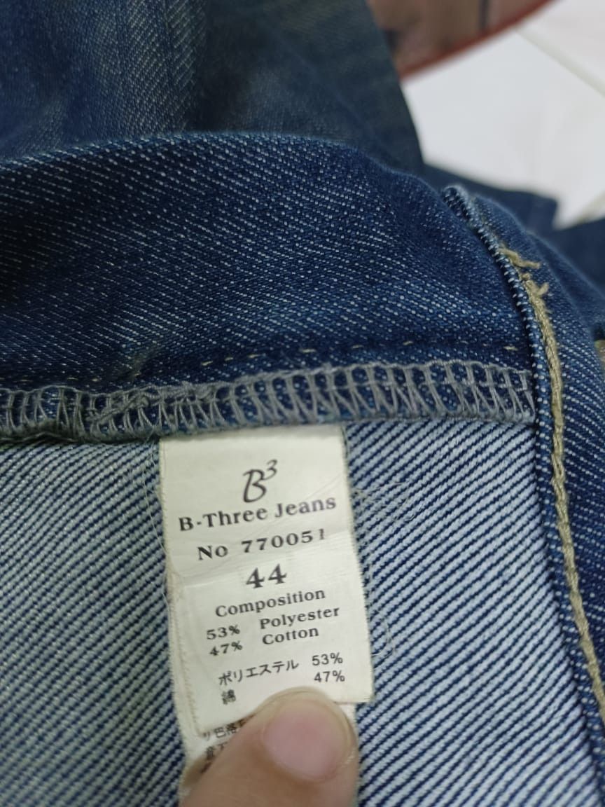 If Six Was Nine × Japanese Brand × Le Grande Bleu (L.G.B.) B3 B-Three Flare Customs Distressed Jeans Size 34" / US 12 / IT 48 - 14 Thumbnail