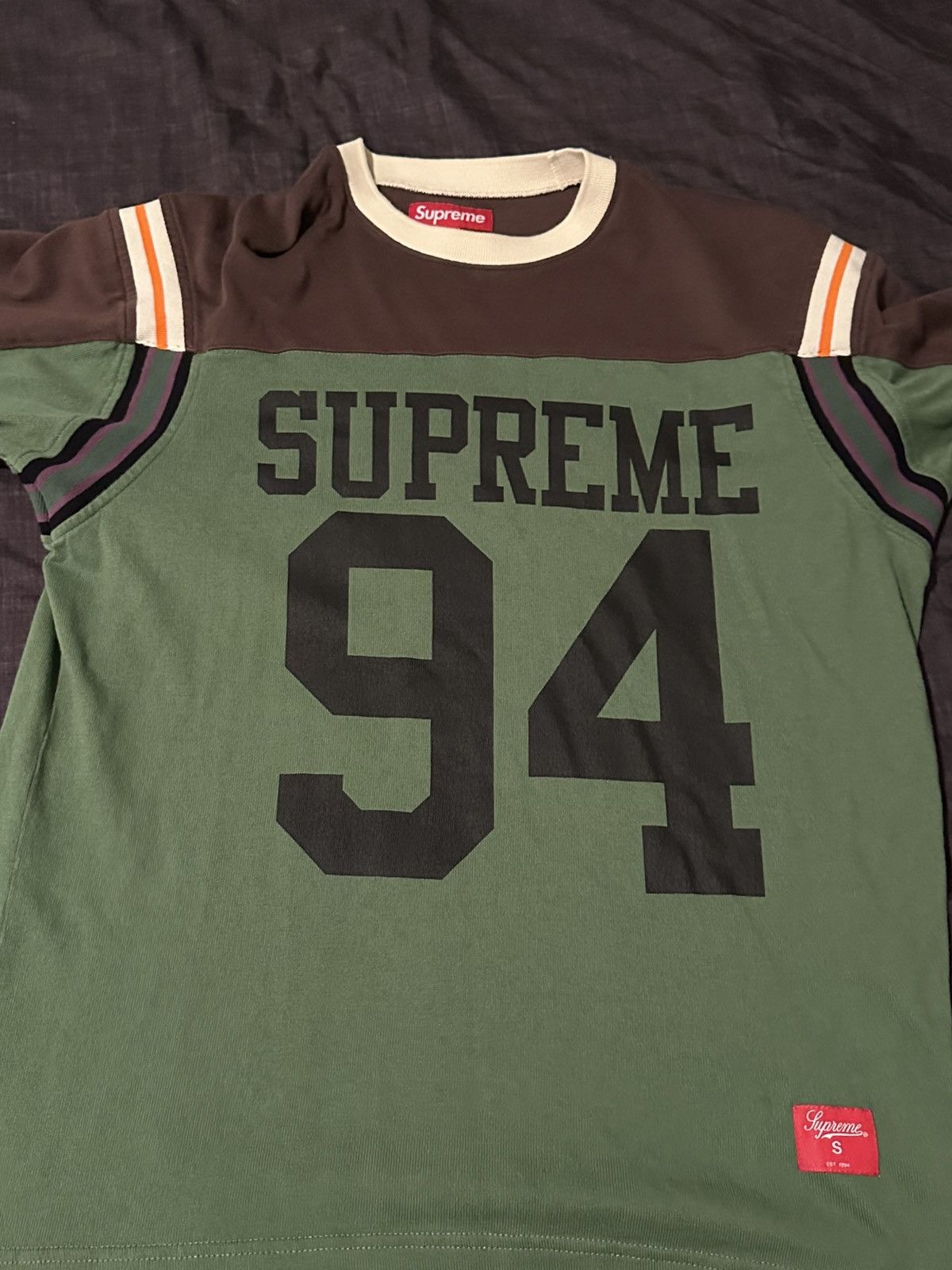 Supreme Split S/S Football Top small