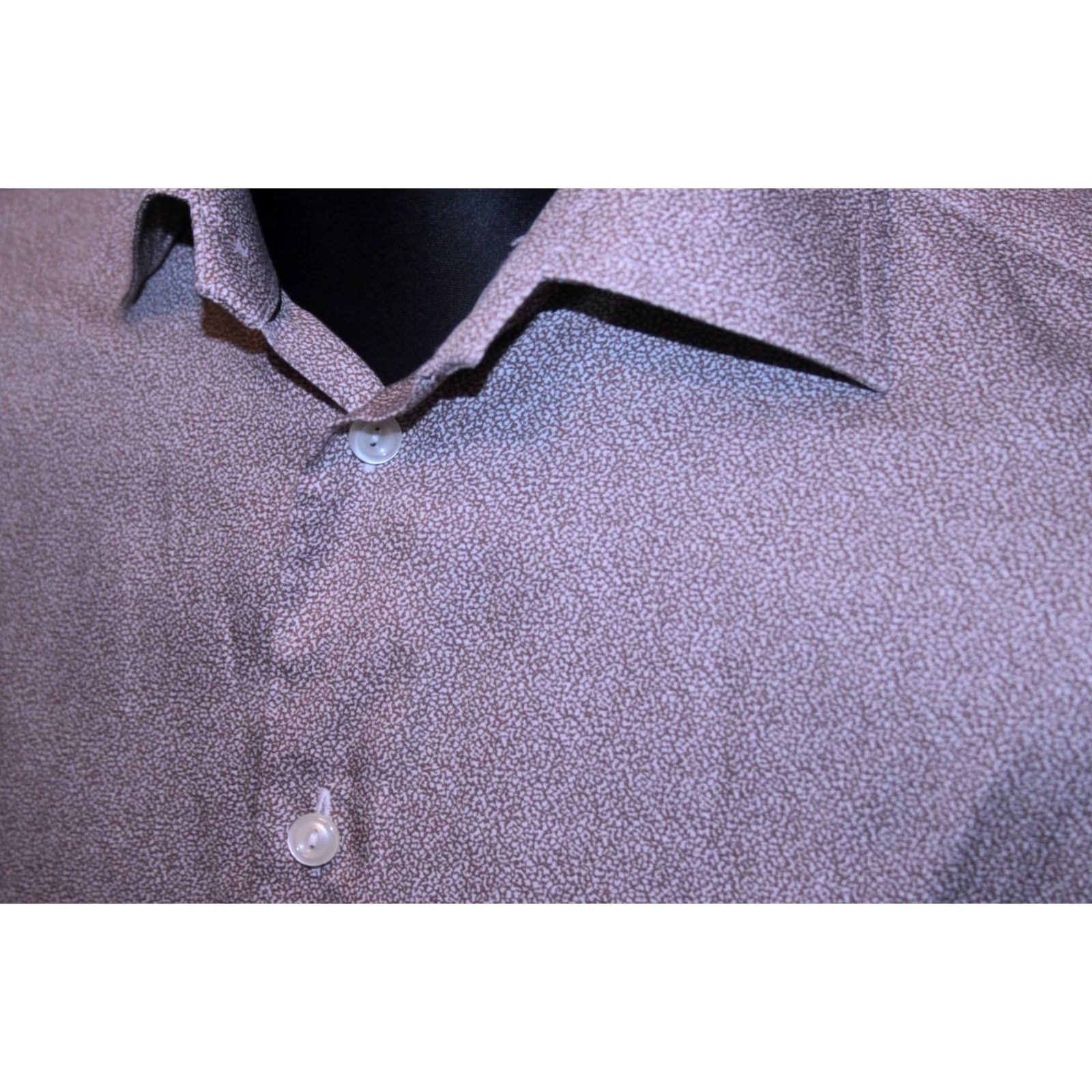 Eton Eton Mens Dress Shirt Size 43 17 Brown Business Regular Size US XL / EU 56 / 4 - 2 Thumbnail