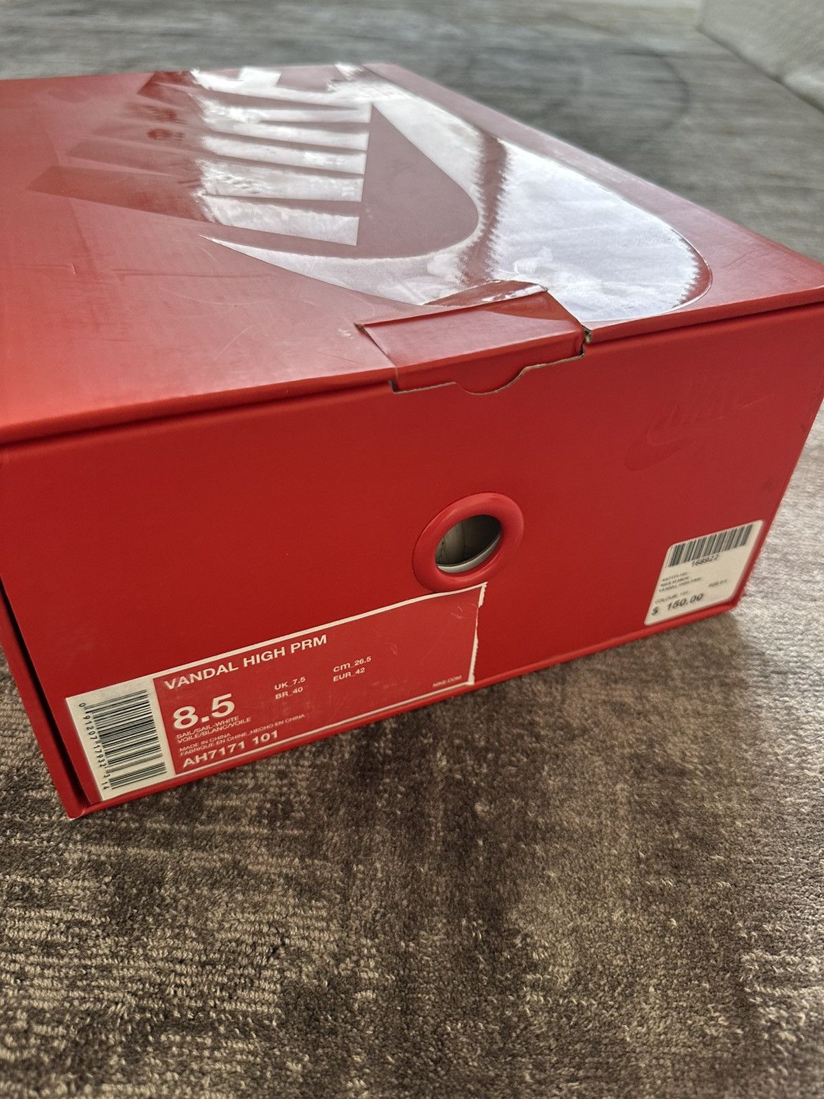 John Elliott × Nike John Elliott x NikeLab Vandal High 'Sail' Size US 8.5 / EU 41-42 - 5 Thumbnail