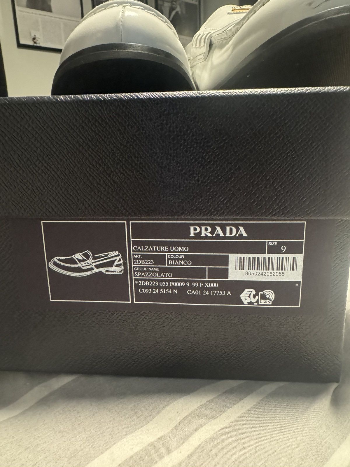 Prada Prada Brushed Leather Loafers Size US 9 / EU 42 - 8 Thumbnail