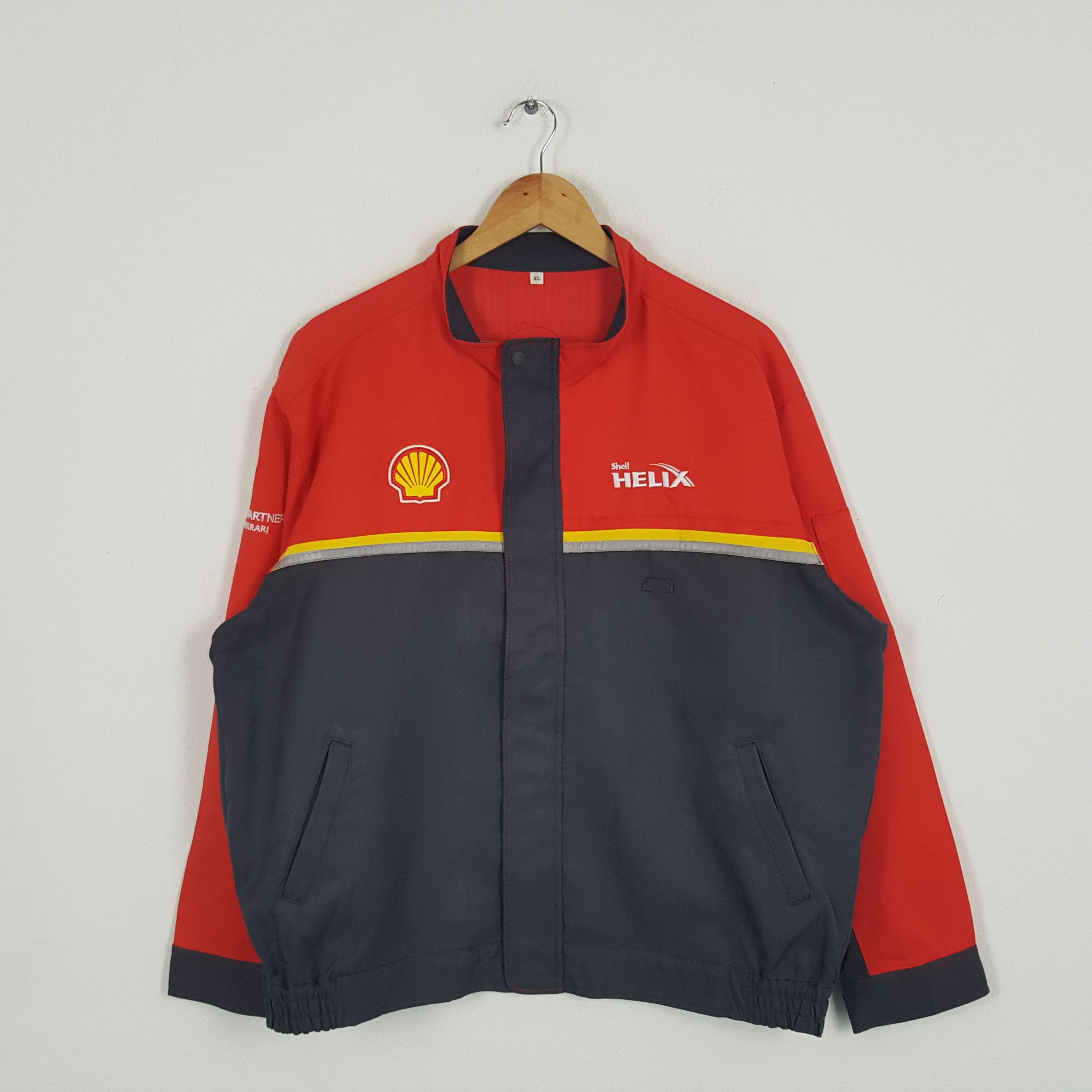 Ferrari × Polo Ralph Lauren × Vintage Vintage Ferrari Shell Helix Racing Team Jacket Size US XXL / EU 58 / 5 - 1 Thumbnail