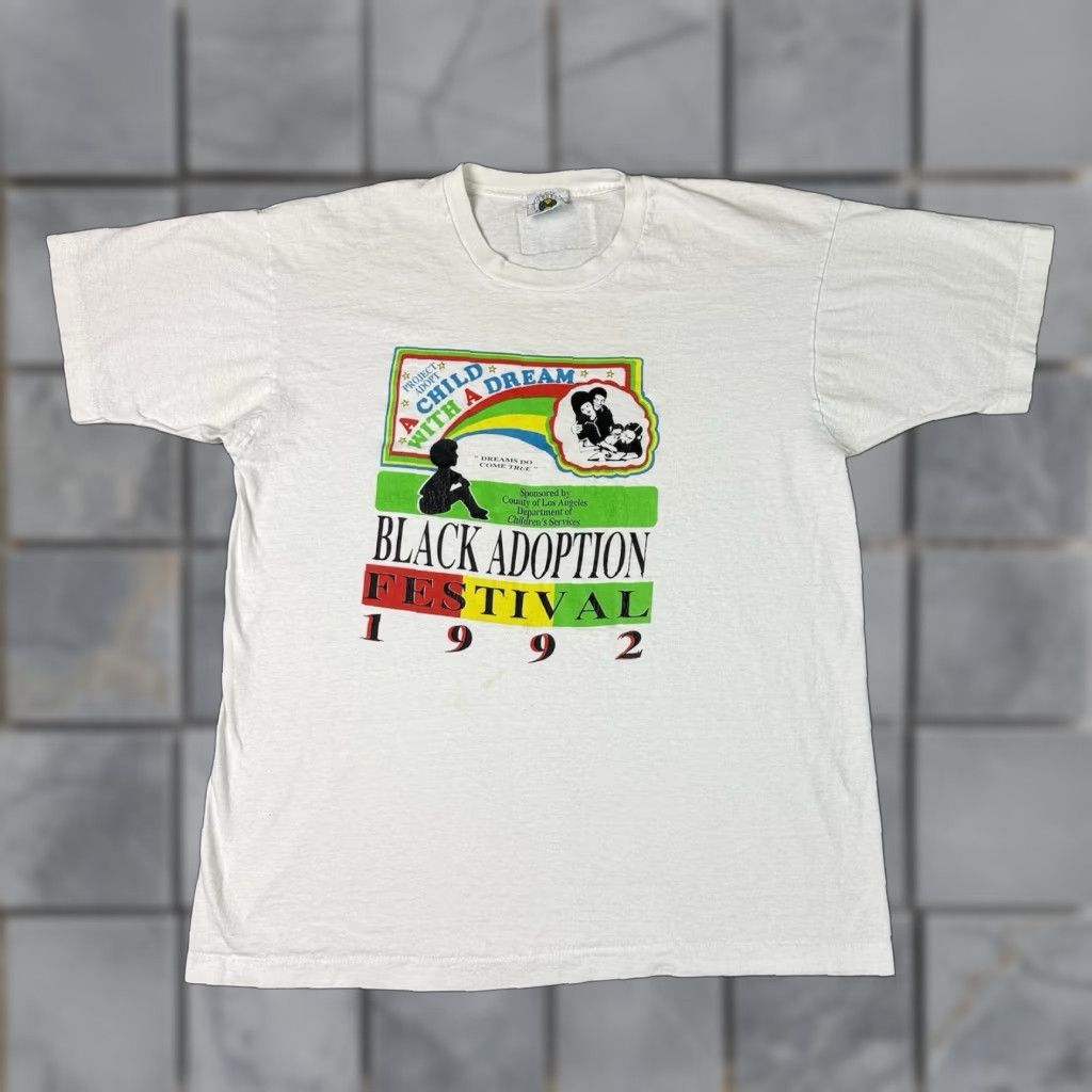 Vintage VINTAGE Cross Colours T Shirt Mens XL White 80s 90s Hip Hop Graphic Print Short Sleeve Crew Neck Cotton Size US XL / EU 56 / 4 - 1 Thumbnail