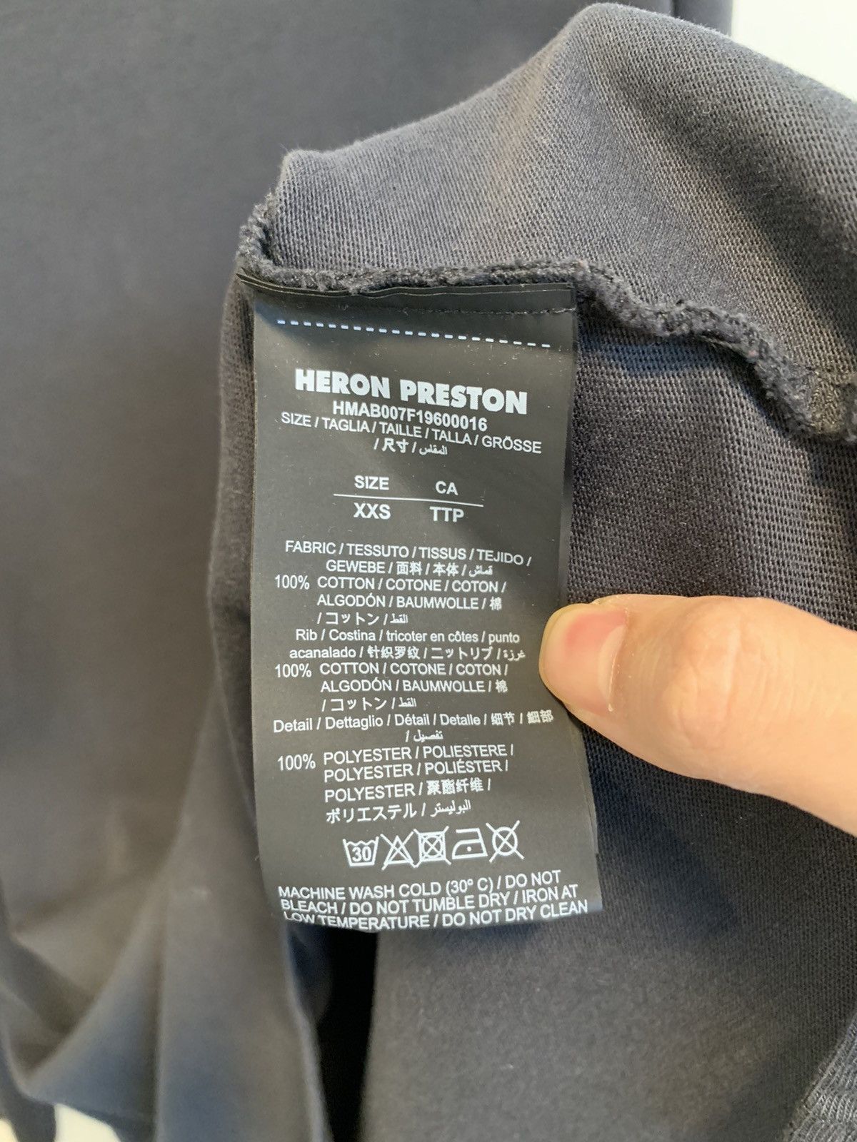 Heron Preston Heron Preston Mock Neck Long Sleeve Size US XXS / EU 40 - 4 Thumbnail