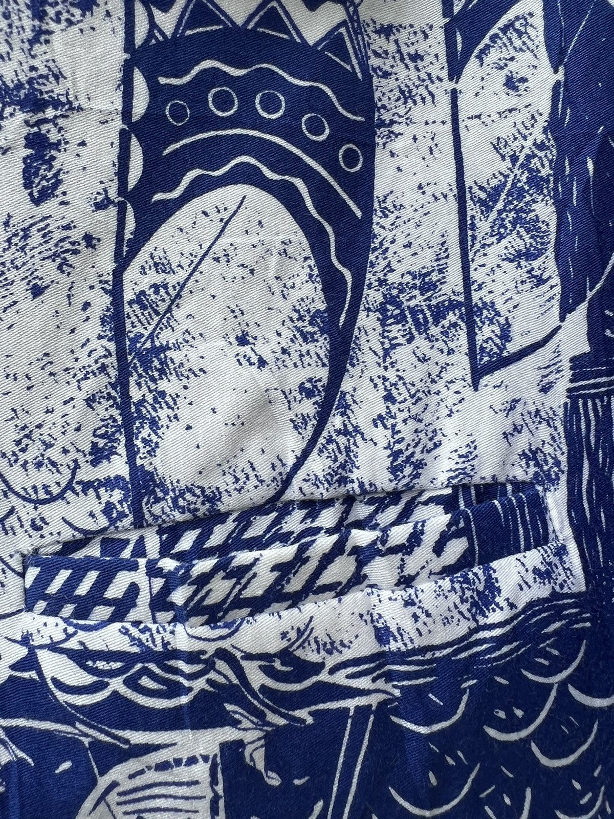 Diamond Head Vintage 60s Diamond Head Sportswear Blue Hawaiian Shirt Size US M / EU 48-50 / 2 - 10 Thumbnail