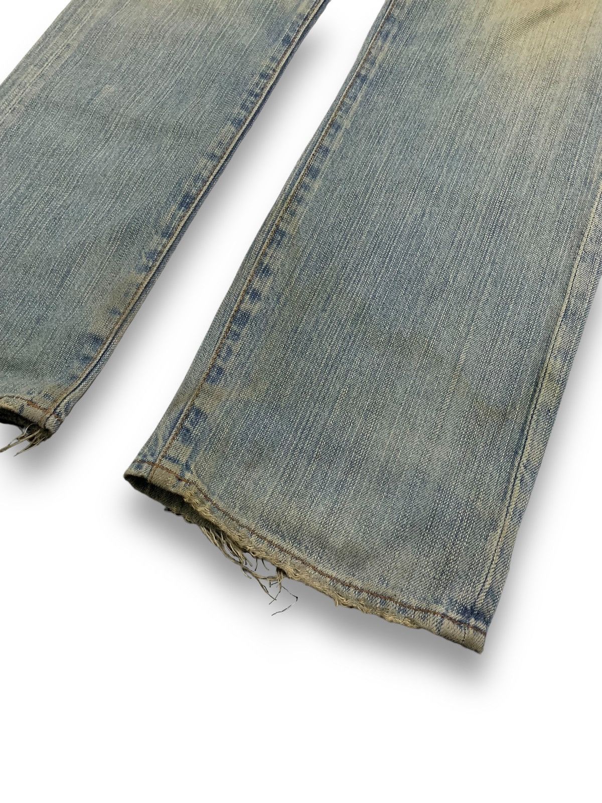 KMRii Vintage Japanese Brand Mud Wash Distressed Grunge Jeans Size US 31 - 10 Thumbnail