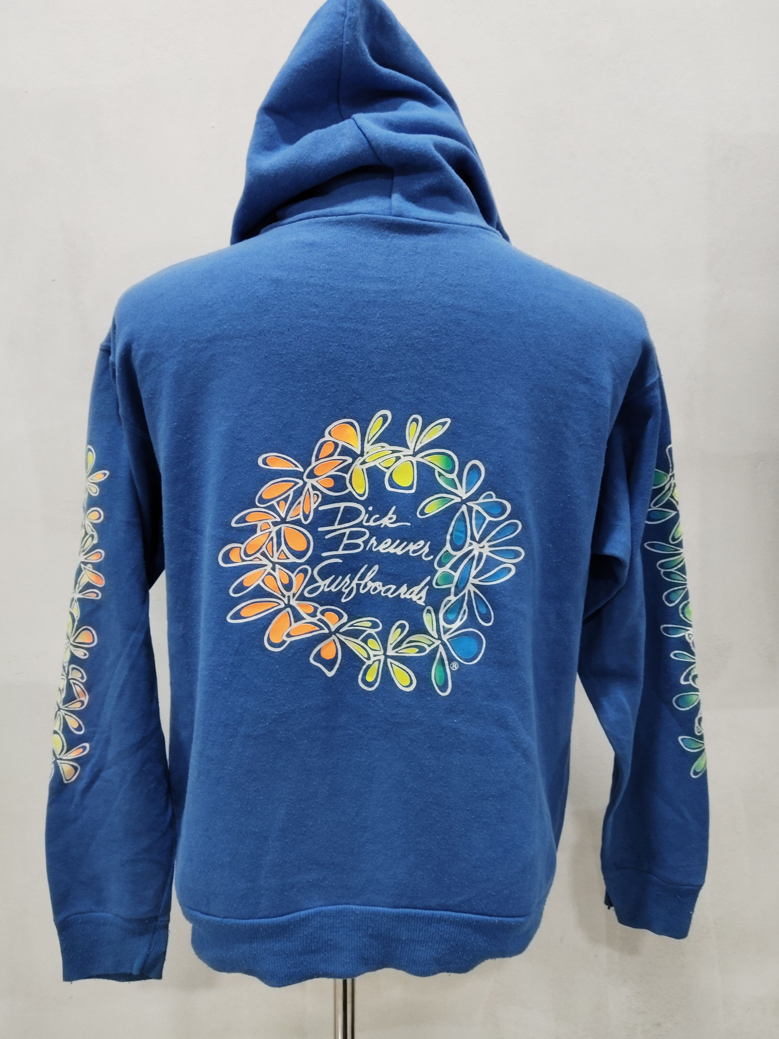 Vintage Vintage 80s Dick Brewer Surfboard Hoodie Size US L / EU 52-54 / 3 - 4 Thumbnail