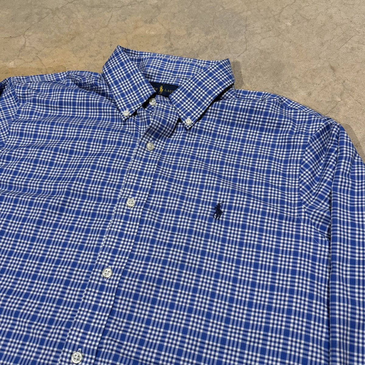 Polo Ralph Lauren Vtg Polo Ralph Lauren Check Pony Button Up Flannel Shirt Size US L / EU 52-54 / 3 - 3 Thumbnail