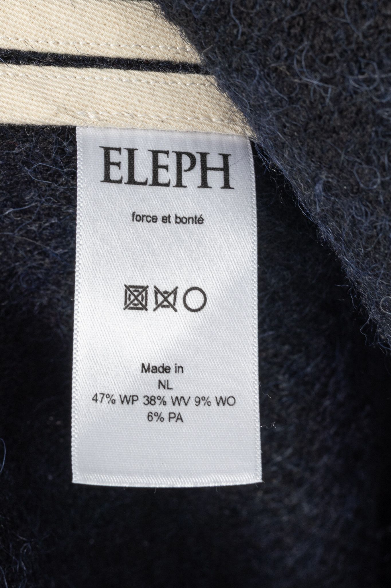 Other Eleph Fuzz Navy Side-Tie Wool Vest Size XS / US 0-2 / IT 36-38 - 7 Thumbnail