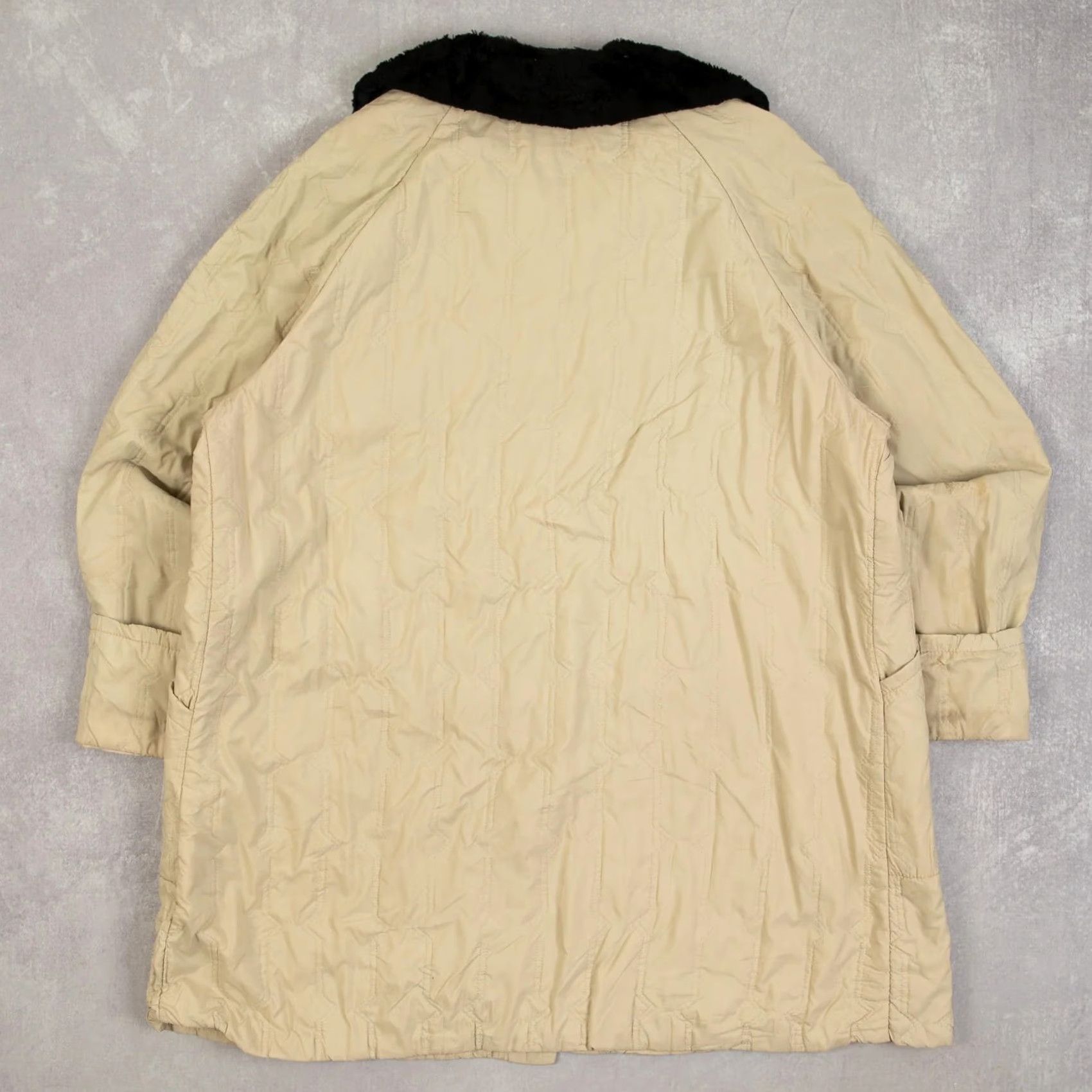 Vintage VINTAGE 90s Sherpa Collar Panelled Jacket XS? (Error) Size XL / US 12-14 / IT 48-50 - 2 Thumbnail