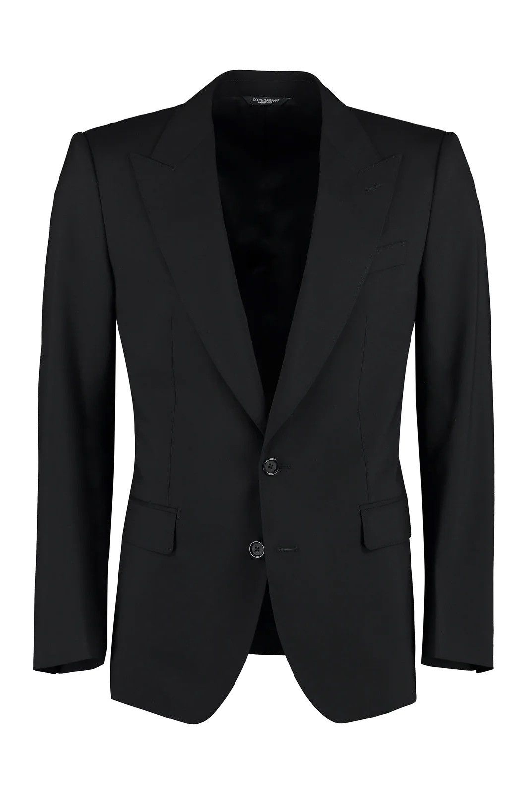 Dolce & Gabbana Dolce & Gabbana Men’s Solid Black 2-Piece Suit 40R US 50R IT Size 40R - 2 Thumbnail