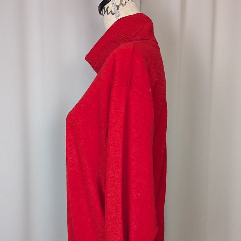 Other Marz Wool Turtleneck Sweater Red Size 14 Size XL / US 12-14 / IT 48-50 - 11 Thumbnail