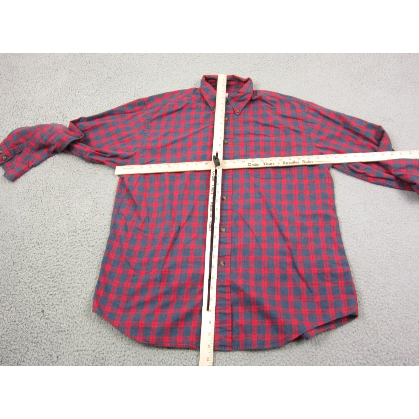 Brooks Brothers Brooks Brothers Shirt Mens Button-Down Plaid Madison Red Blue Long Sleeve L Cotton Regular Size US L / EU 52-54 / 3 - 6 Thumbnail