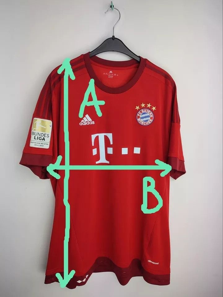 Adidas FC Bayern Munich Munchen 2015/16 #80 Haimerl FOOTBALL SHIRT Size US XXL / EU 58 / 5 - 10 Thumbnail