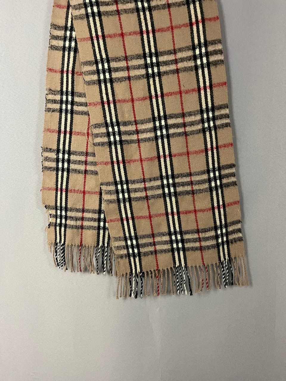 Burberry Burberry Nova Check Scarf Wool Size ONE SIZE - 4 Thumbnail
