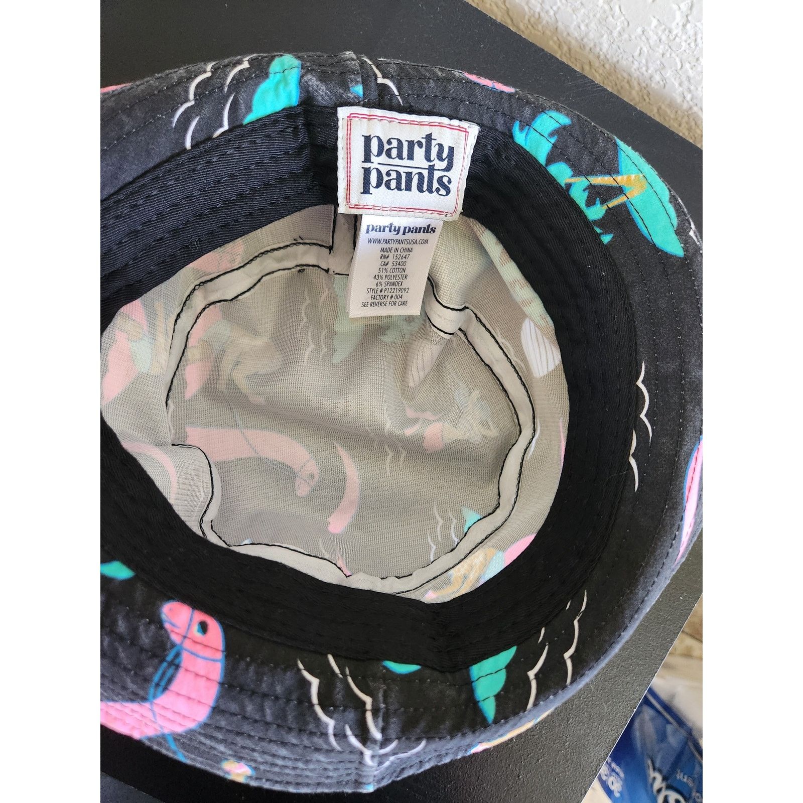 Other Party Pants Mermaids & Sea Creatures Bucket Hat One Size Size ONE SIZE - 6 Thumbnail
