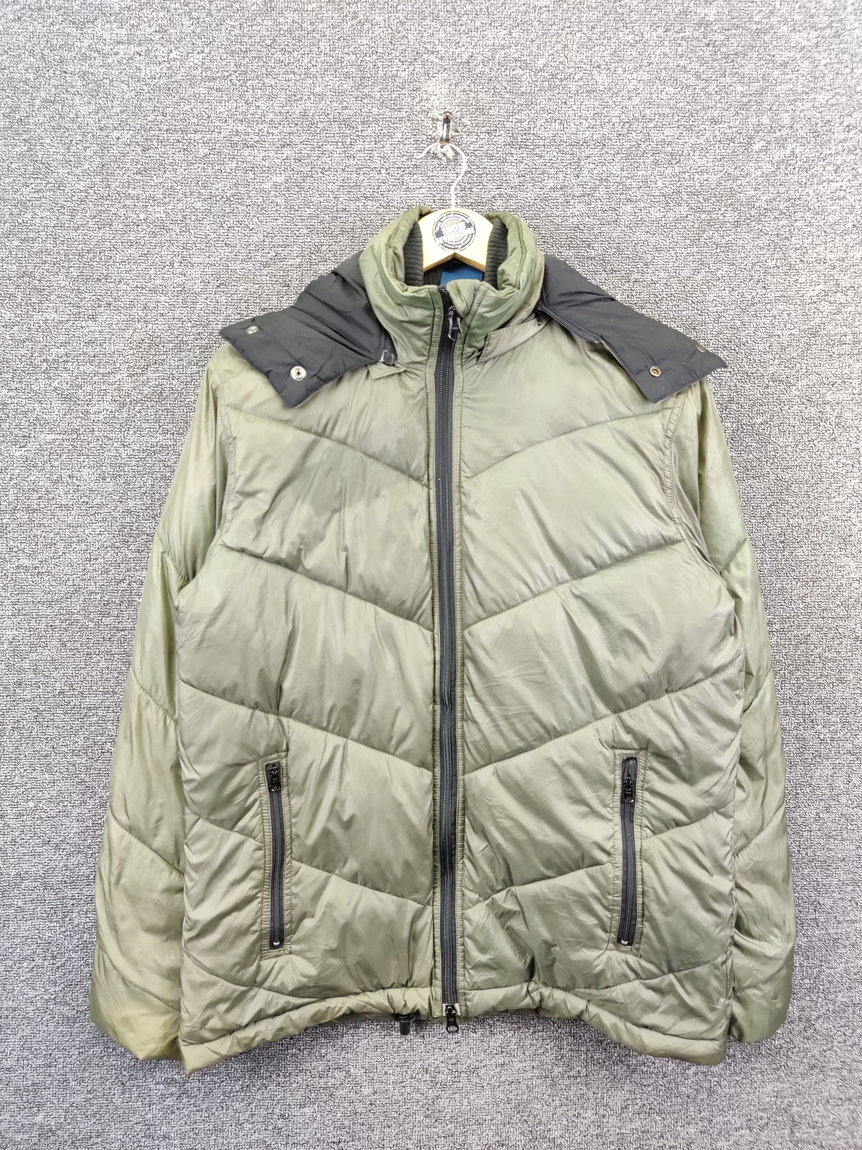 Vintage Rage Blue Down Puffer Fur Jacket