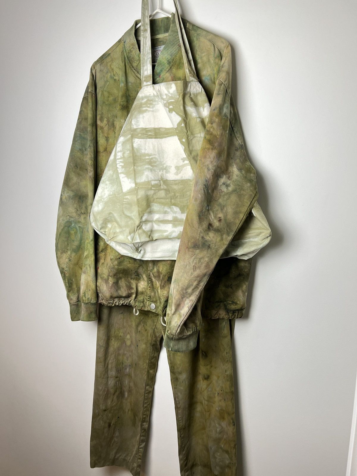 Giorgio Armani armani y2k camo tie dye 1/1 coach jacket Size US L / EU 52-54 / 3 - 3 Thumbnail