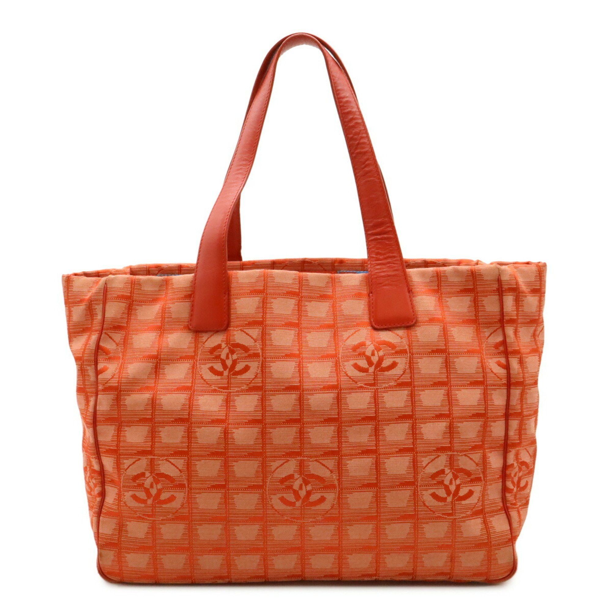 Chanel New Travel Line Tote Mm Bag Shoulder Nylon Red A15991, Women's