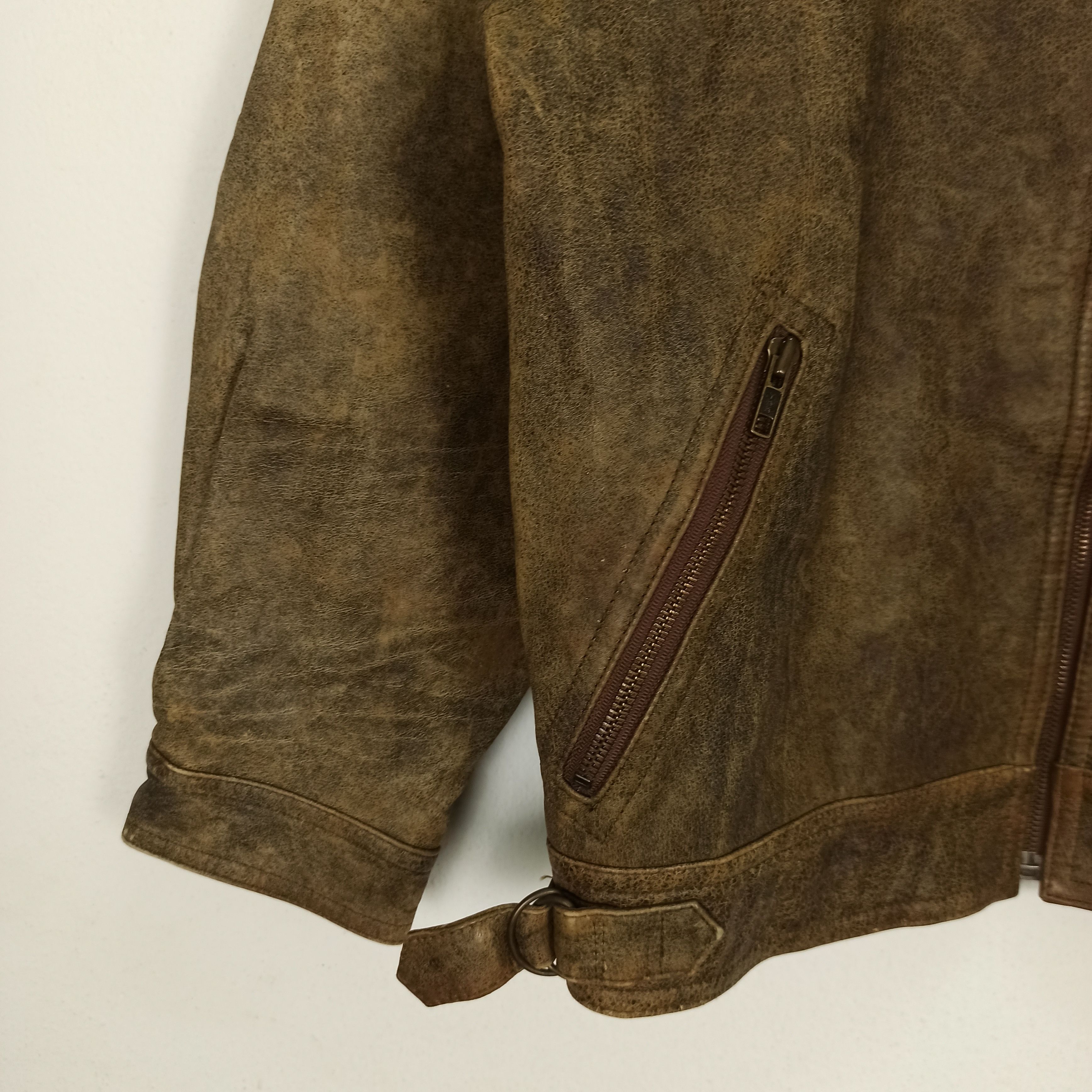 BIGI Vintage Moga Bigi Leather Biker Jacket Japanese #grailsale Size US M / EU 48-50 / 2 - 5 Thumbnail