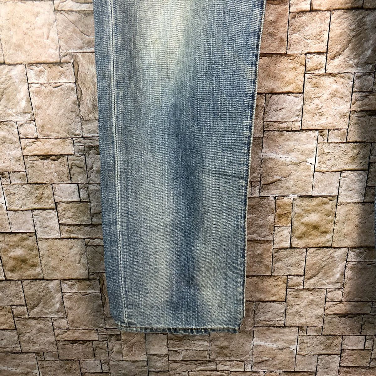 Uniqlo Uniqlo Boyfriend Blue Distressed Denim Pants #A998 Size US 32 / EU 48 - 11 Thumbnail