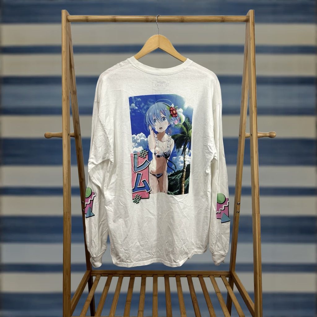 Vintage Re;Zero x Crunchyroll Rem Kawaii Anime Manga Long Sleeve T-Shirt Size XL Size US XL / EU 56 / 4 - 1 Thumbnail