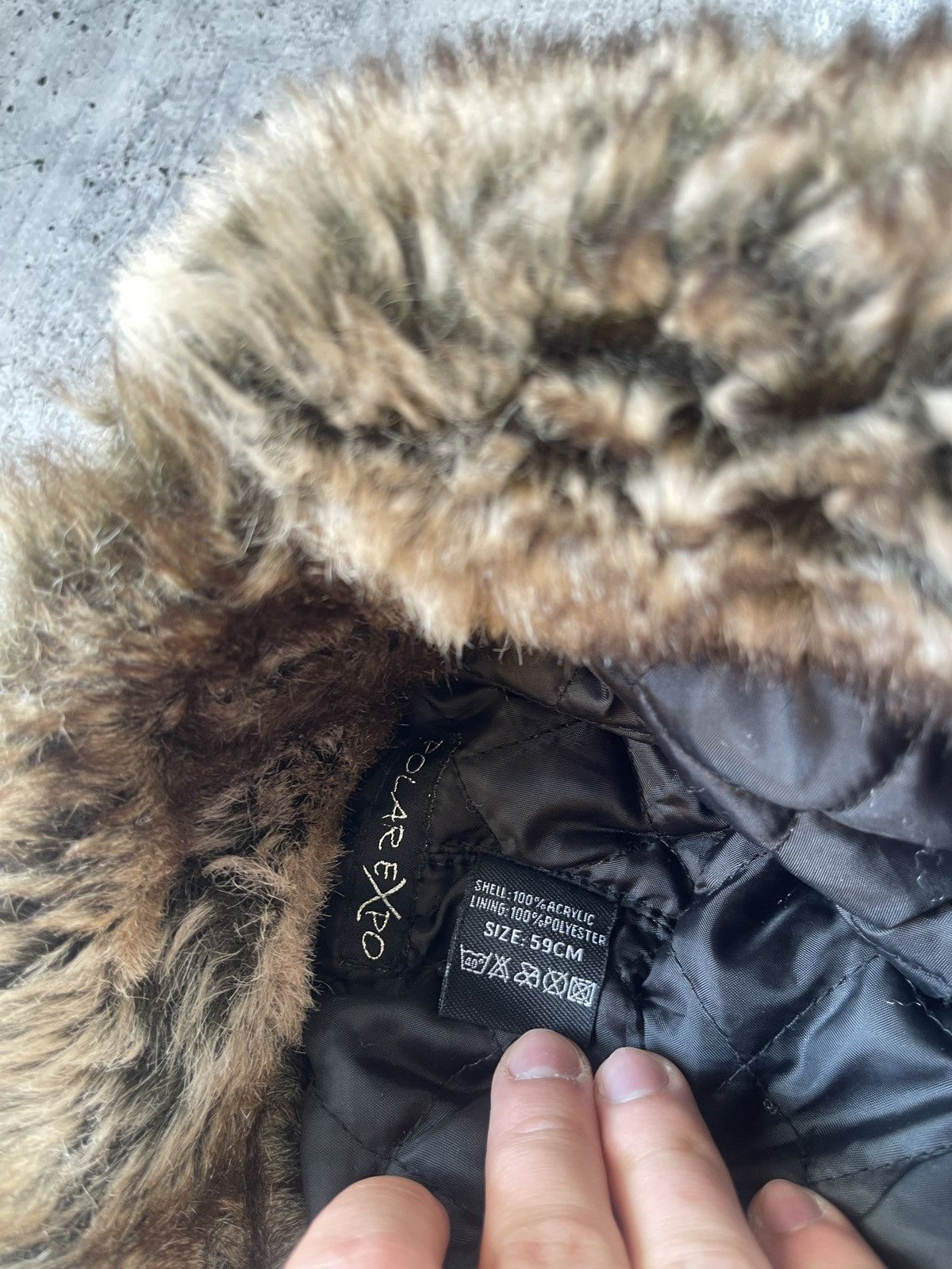Japanese Brand × Vintage Y2K Faux Fur Ushanka Vintage Fuzzy Warm Trapper Hat Size ONE SIZE - 7 Thumbnail