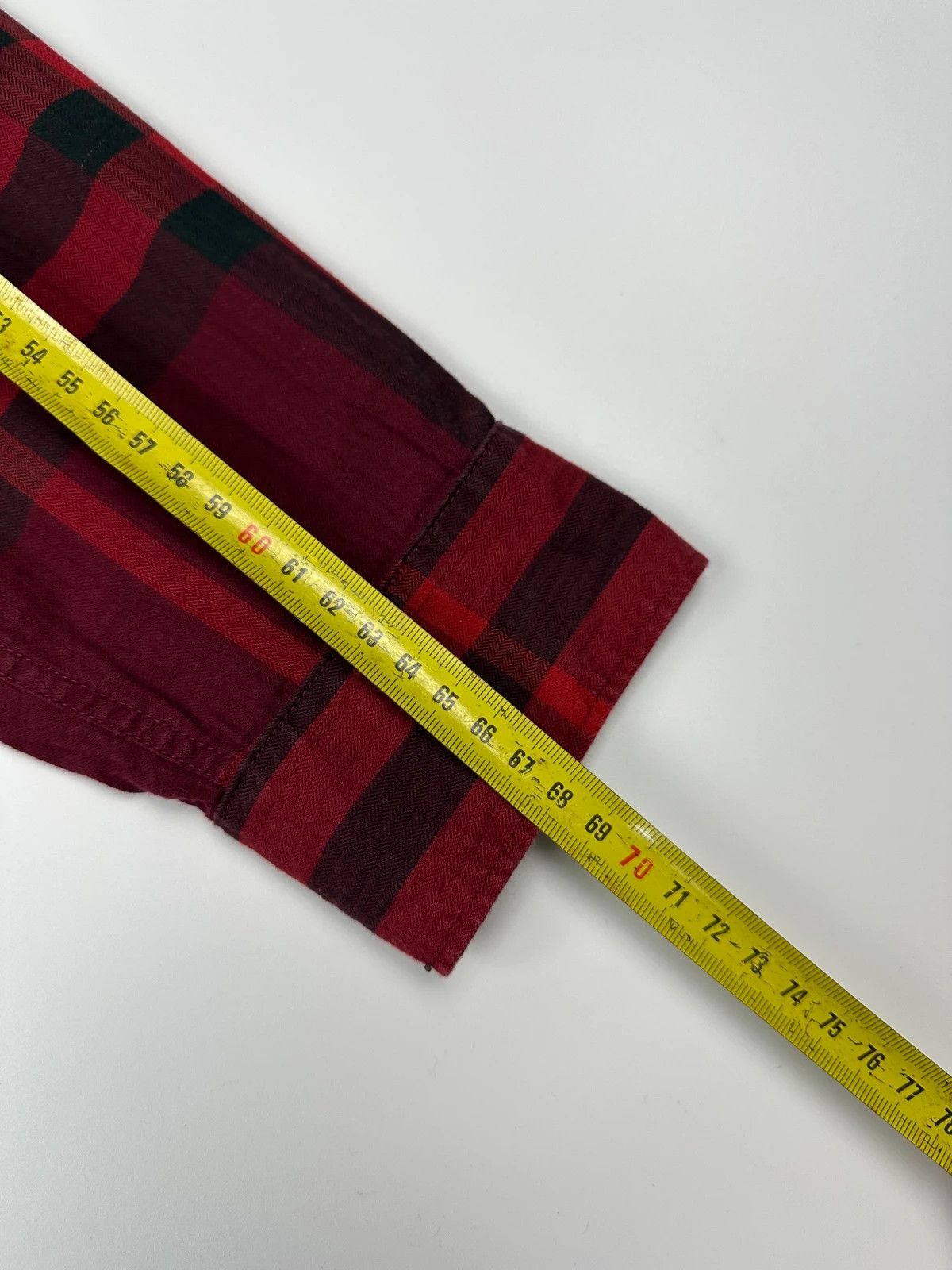 Burberry Burberry 00’s Red & Black Checkered Tartan Longsleeves Shirt Size US L / EU 52-54 / 3 - 11 Thumbnail