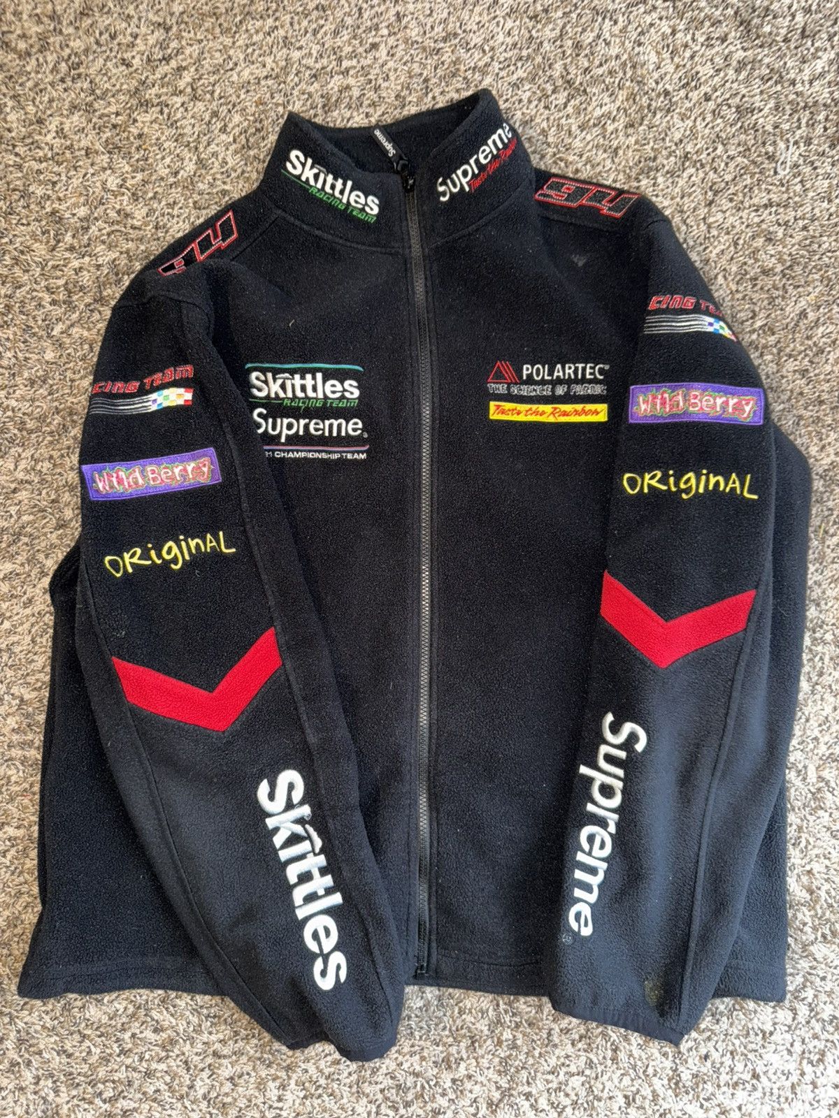 Supreme Skittles Jacket | Grailed