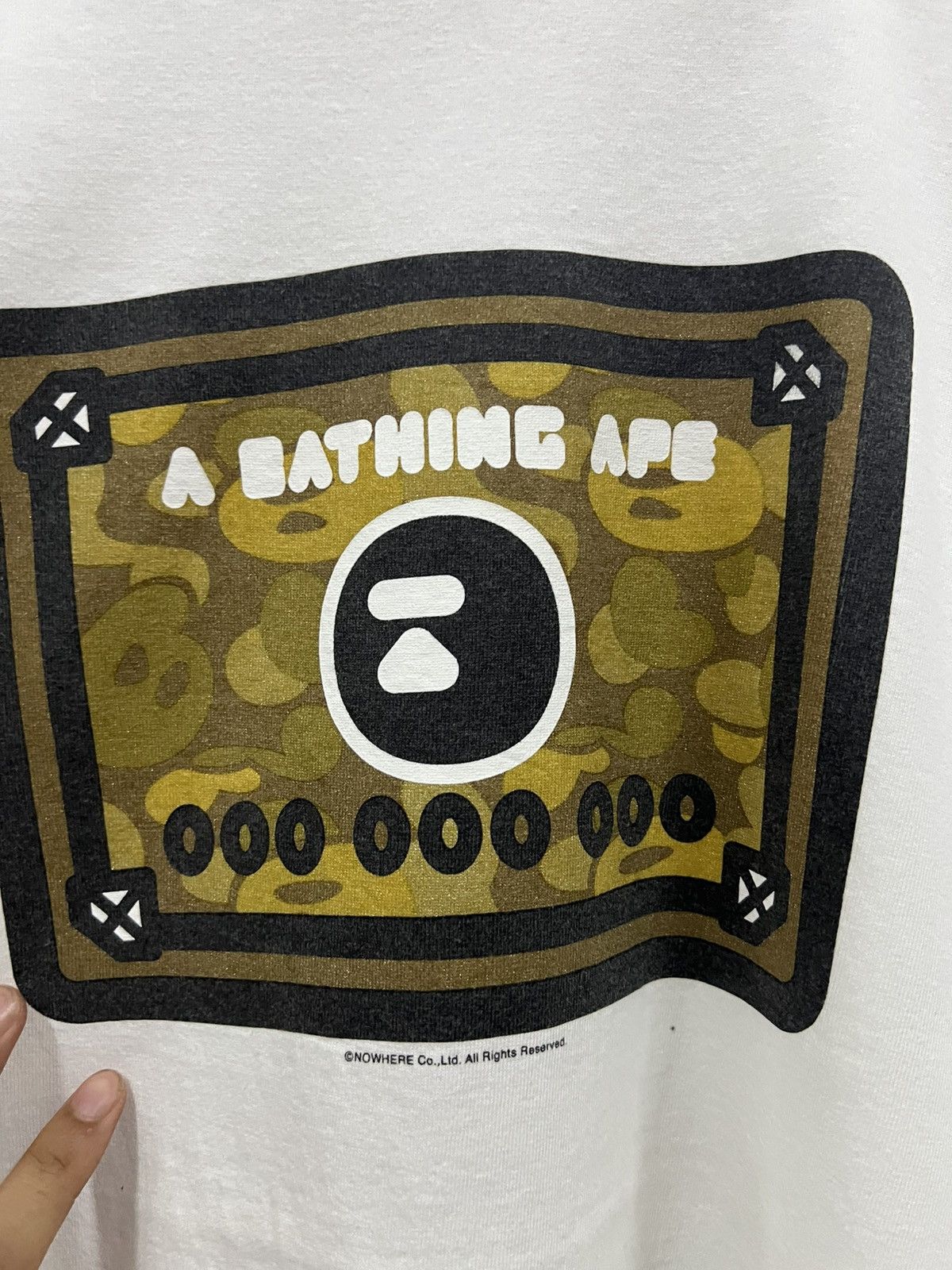 Bape Bape A bathing Ape Gold Card Size US L / EU 52-54 / 3 - 5 Thumbnail