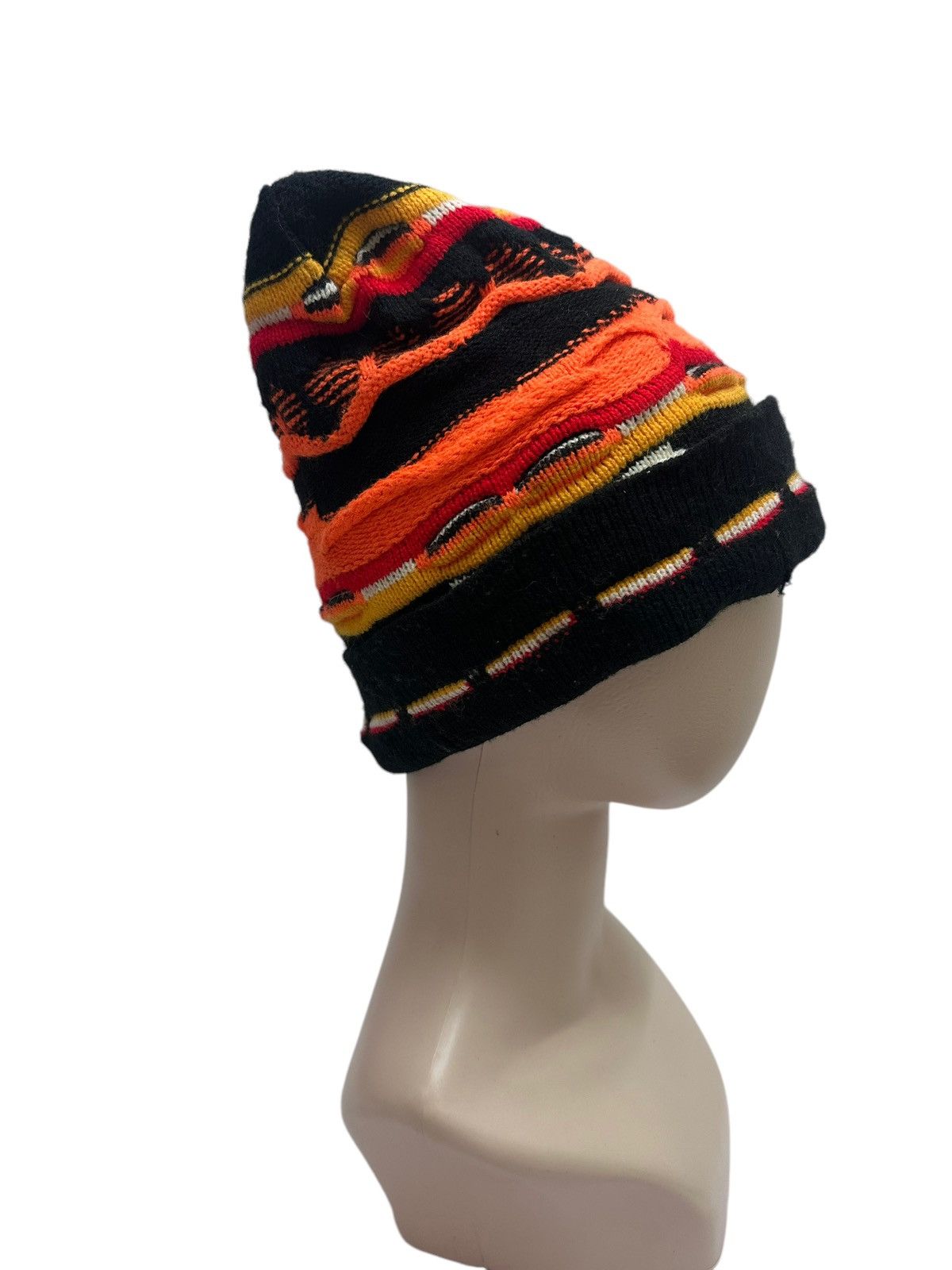 If Six Was Nine × Japanese Brand × Vintage RARE ‼️ Crochet Knitted Handmade Hippeis Style Big Beanie Size ONE SIZE - 2 Thumbnail