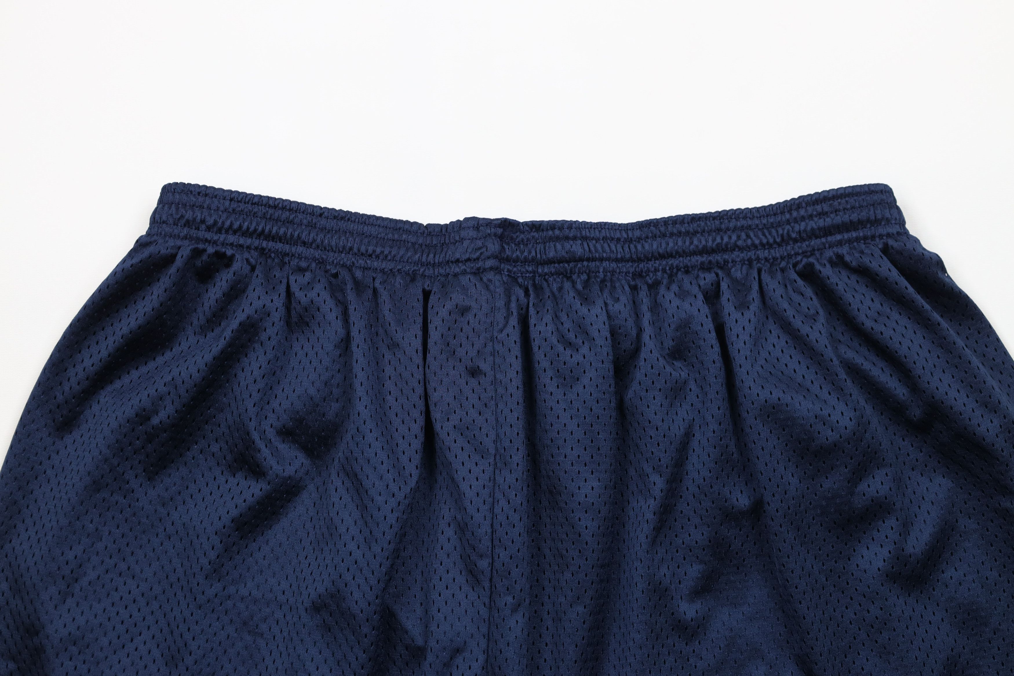 Vintage Vintage 90s Streetwear Above Knee Mesh Shorts Navy Blue USA Size US 40 / EU 56 - 8 Thumbnail