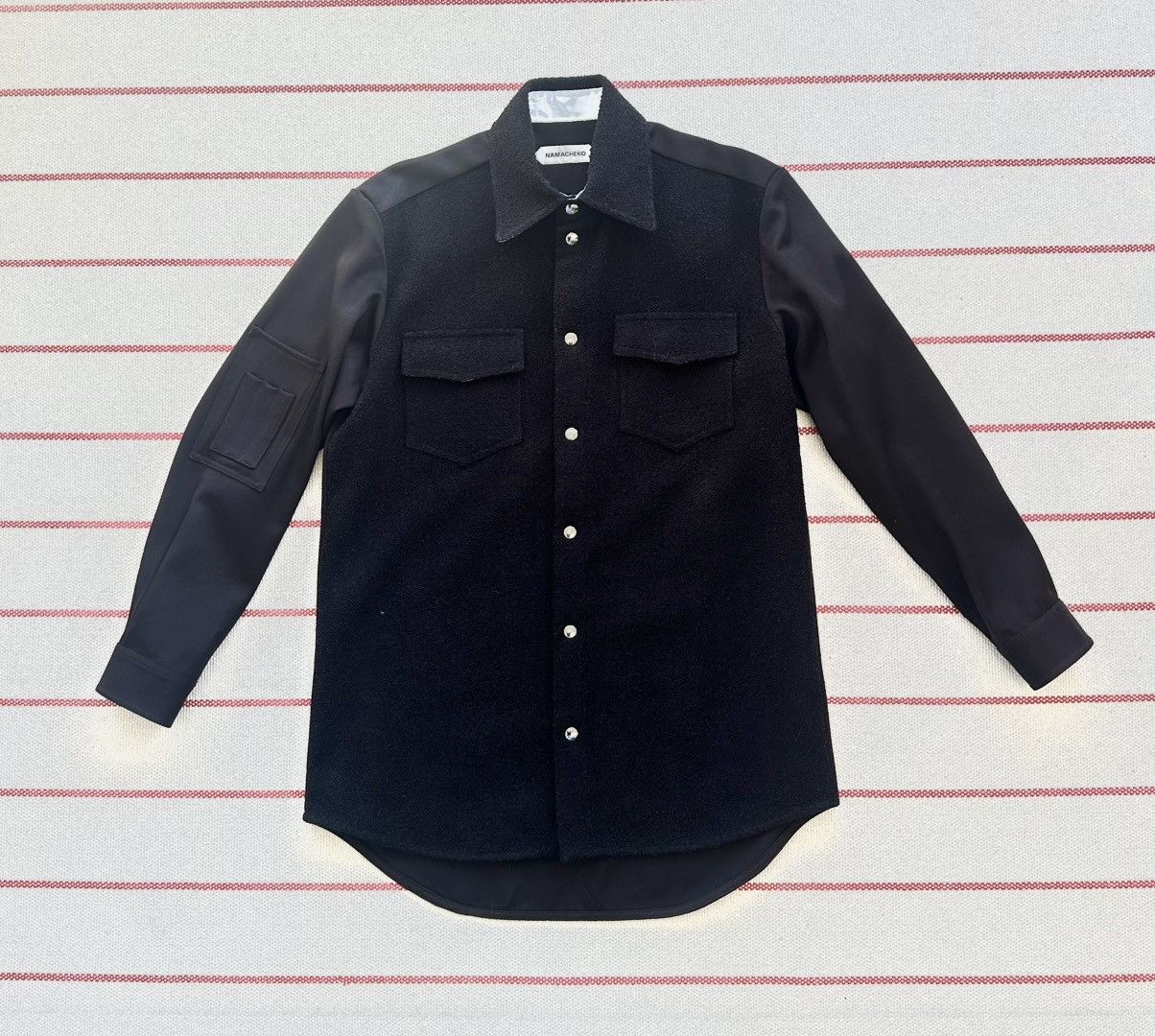 Namacheko New With Tags FW24-25 MA-1 Shirt in in Black Size US L / EU 52-54 / 3 - 12 Thumbnail