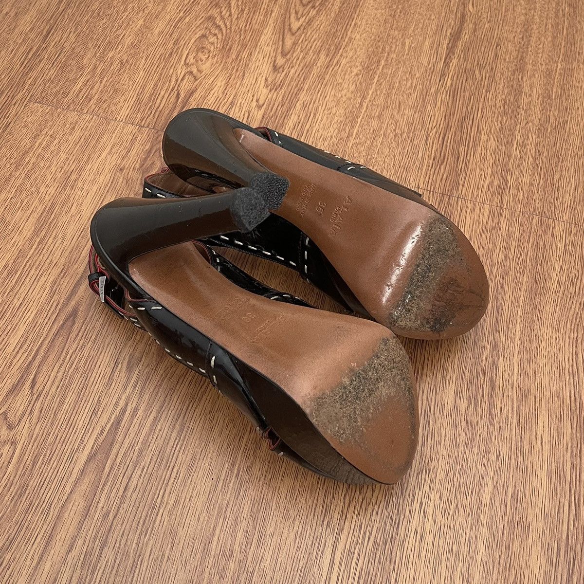 Alaia × Designer ALAIA black high heels nice design Size US 6 / IT 36 - 6 Thumbnail