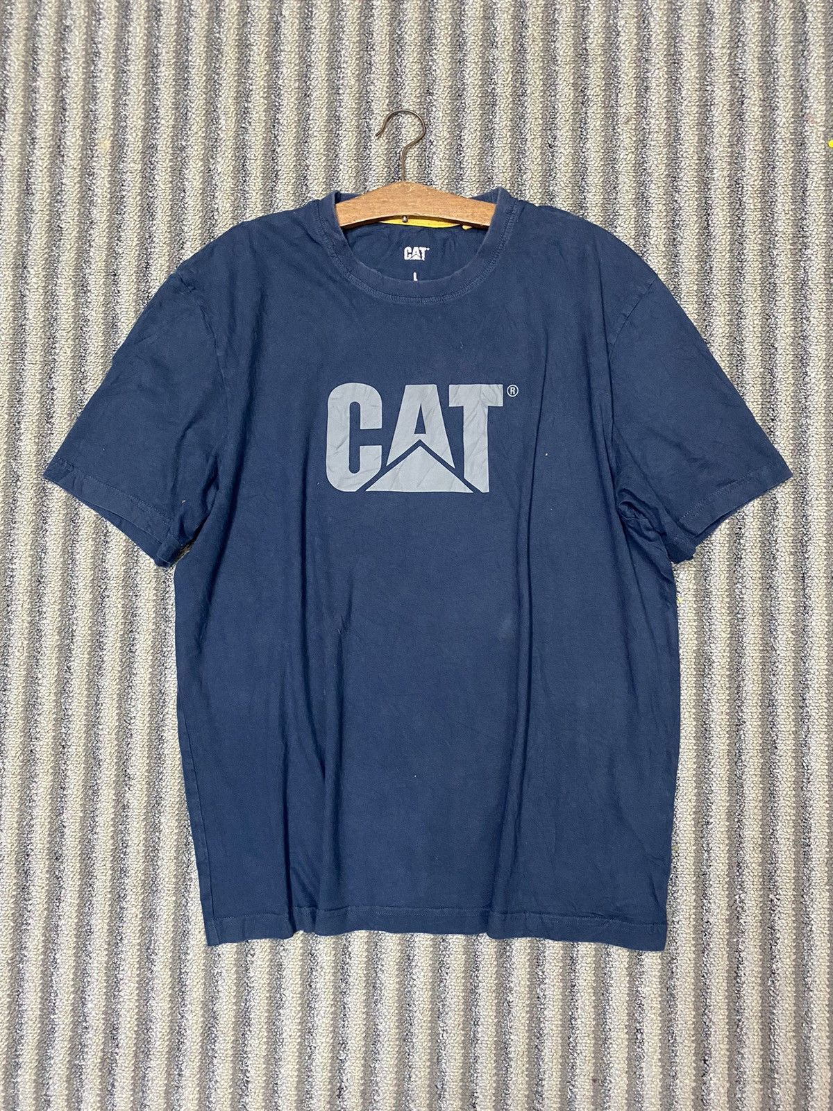 Caterpillar Caterpillar blue yellow tshirt Size US L / EU 52-54 / 3 - 2 Thumbnail
