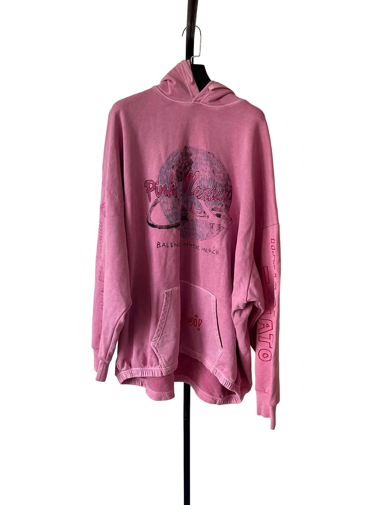 Balenciaga Balenciaga Pink Martini Music Merch Hoodie Size 3 Size US L / EU 52-54 / 3 - 1 Thumbnail