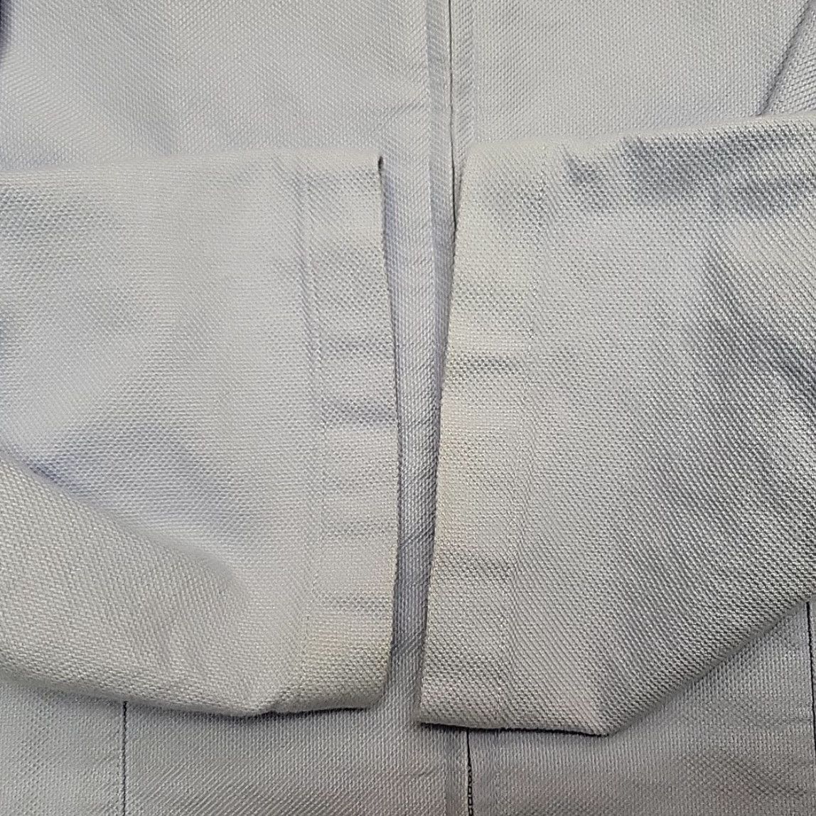 Eileen Fisher Eileen Fisher Jacket Womens L Blue Full Zip Cotton Stretch Blend Comfort Bomber Jacket Size L / US 10 / IT 46 - 4 Thumbnail