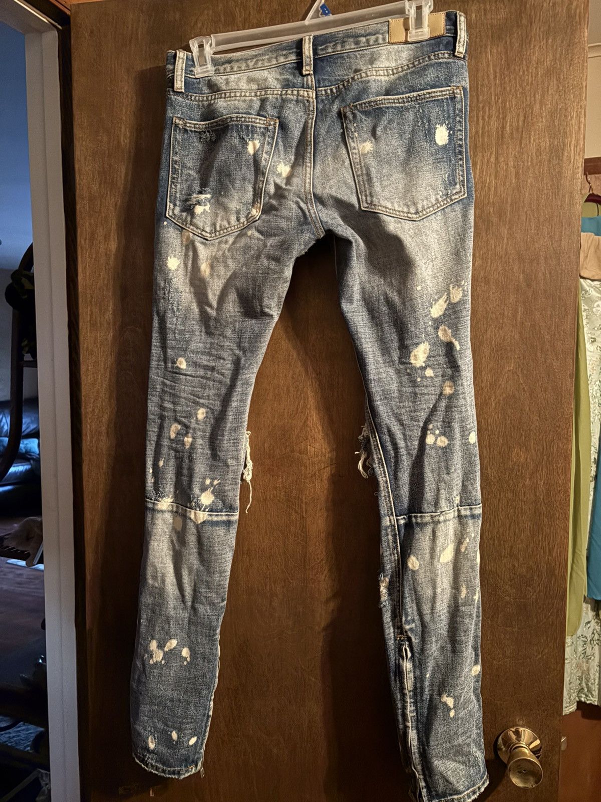 MNML MNML Mens M1 Splash denim size 31 Light worn Size US 31 - 2 Thumbnail