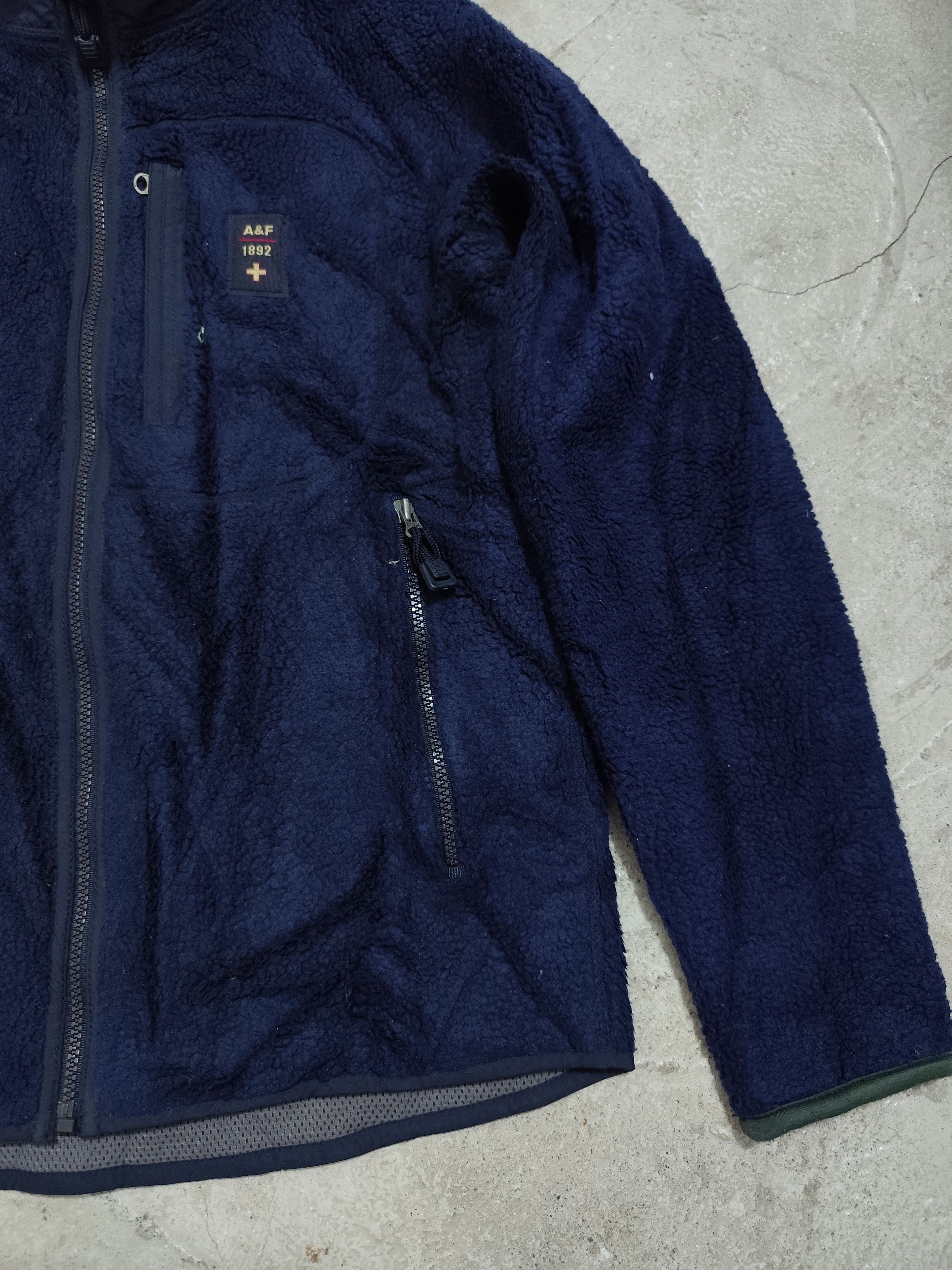 Abercrombie & Fitch VINTAGE ABERCROMBIE AND FITCH FLEECE JACKET Size US S / EU 44-46 / 1 - 4 Thumbnail