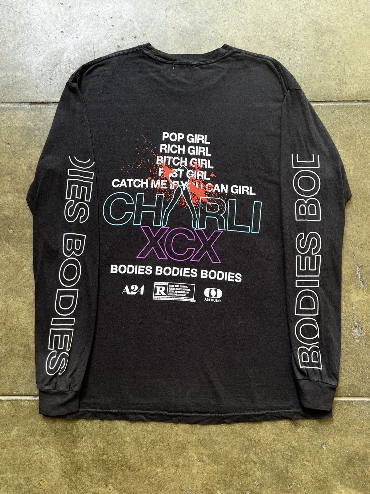 A24 Charli XCX A24 Hot Girl Bodies Tee Shirt Limited Edition Size US L / EU 52-54 / 3 - 2 Thumbnail
