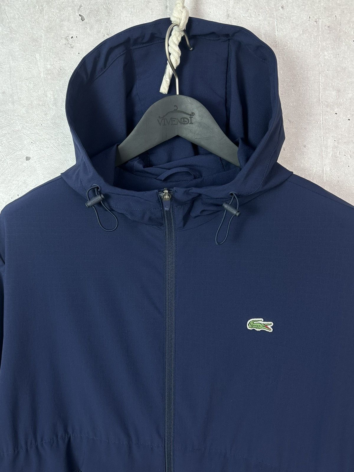 Lacoste Lacoste Sport Blue Logo Long Sleeve Men’s Hooded Jacket Size US L / EU 52-54 / 3 - 3 Thumbnail